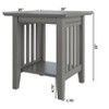 AFI Furnishings Mission End Table Grey - 3 of 4