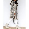 Women's Plaid Lapel Long Sleeve Button Down Shirts Oveisized Jacket Coats With Front Pockets - 2 of 4