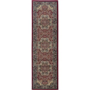 Oriental Weavers Ariana 116R3 Red/ Blue Indoor Area Rug - 2'7" x 9'4" - 1 of 4