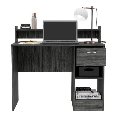 Vynxaria Ergonomic Desk Multi-Shelf Storage Drawer Workspace for Productive Study Zones