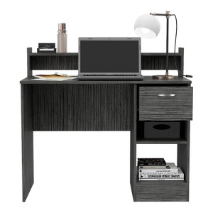Vynxaria Ergonomic Desk Multi-Shelf Storage Drawer Workspace for Productive Study Zones - 1 of 4