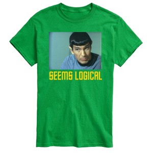 Men's - Star Trek - Spoc Seems Logical Short Sleeve Graphic T-Shirt - 1 of 4