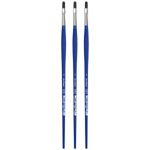da Vinci FORTE-Acrylics Student Brush, Synthetic, Acrylic & Oil, Filbert, Series 8650, Size 6, Pack of 3 - 1 of 3