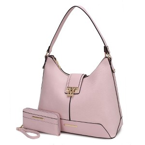 MKF Collection Graciela vegan Leather Women's Hobo Bag and Wallet by Mia K - 1 of 4