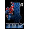 Girl's Marvel Spider-Man 4th Birthday Crop T-Shirt - 2 of 3