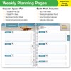 Global Datebooks Secondary Student Planner AY 2024-2025 - Block Style - 8.5"x11" (Painted Globe) - 3 of 4