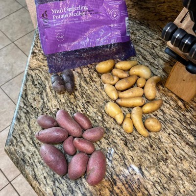 Organic Purple Fingerling Potatoes, 1 lb