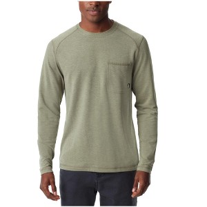 BASS OUTDOOR Mens Raglan Basic T-Shirt, Green, Small - 1 of 1