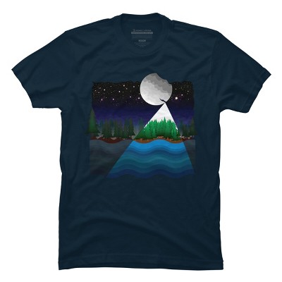 Men's Design By Humans Christmas night By recklessframee T-Shirt