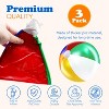 4E's Novelty Beach Balls [3 Pack] 20" Inflatable Beach Balls for Kids - Beach Toys for Kids & Toddlers, Pool Games, Pool Toy - 2 of 4