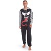 Marvel Avengers Spider-Man Adult Fleece Zip Up Pajama Coverall - 2 of 4