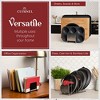 Cuisinel Lid and Dish Organizer Rack - Matte Black Kitchen Storage and Organization Stand - 2 of 4
