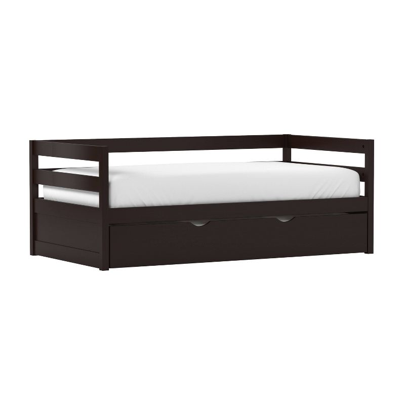 Twin Kids&#39; Caspian Daybed with Trundle Chocolate - Hillsdale Furniture, 1 of 15