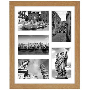 Americanflat 11x14 Collage Picture Frame with shatter-resistant glass - Available in a variety of Colors - 1 of 4