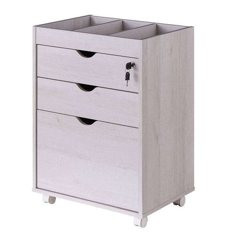 24/7 Shop At Home Nymik Lockable and Mobile File Cabinet  , 1 of 9