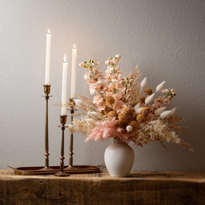 Ivory Ceramic Textured Ginger Jar Vase