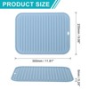 Unique Bargains uSilicone Heat Resistant Non-Slip Dish Drying Mat 1 Pc - 2 of 4
