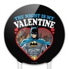 Batman The Night is my Valentine Acrylic Cake Topper Party Decoration for Wedding Anniversary Birthday Graduation - 3 of 4