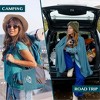 PAVILIA Soft Compact Travel Blanket and Pillow, Foldable Airplane Lightweight Portable Set, Flight Camping Plane Car Gift - 4 of 4