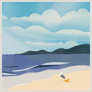 Amanti Art Seaside Serenity by Little Dean Framed Canvas Wall Art - 1 of 4