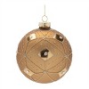 Geometric Glittered Glass Ball Ornament (Set of 6) - 3 of 4