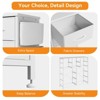 12 Drawer Dresser for Bedroom with 5 Side Pockets & 2 Hooks,Large Chest of Drawers with Metal Frame for Living Room,Closet, Hallway - 4 of 4