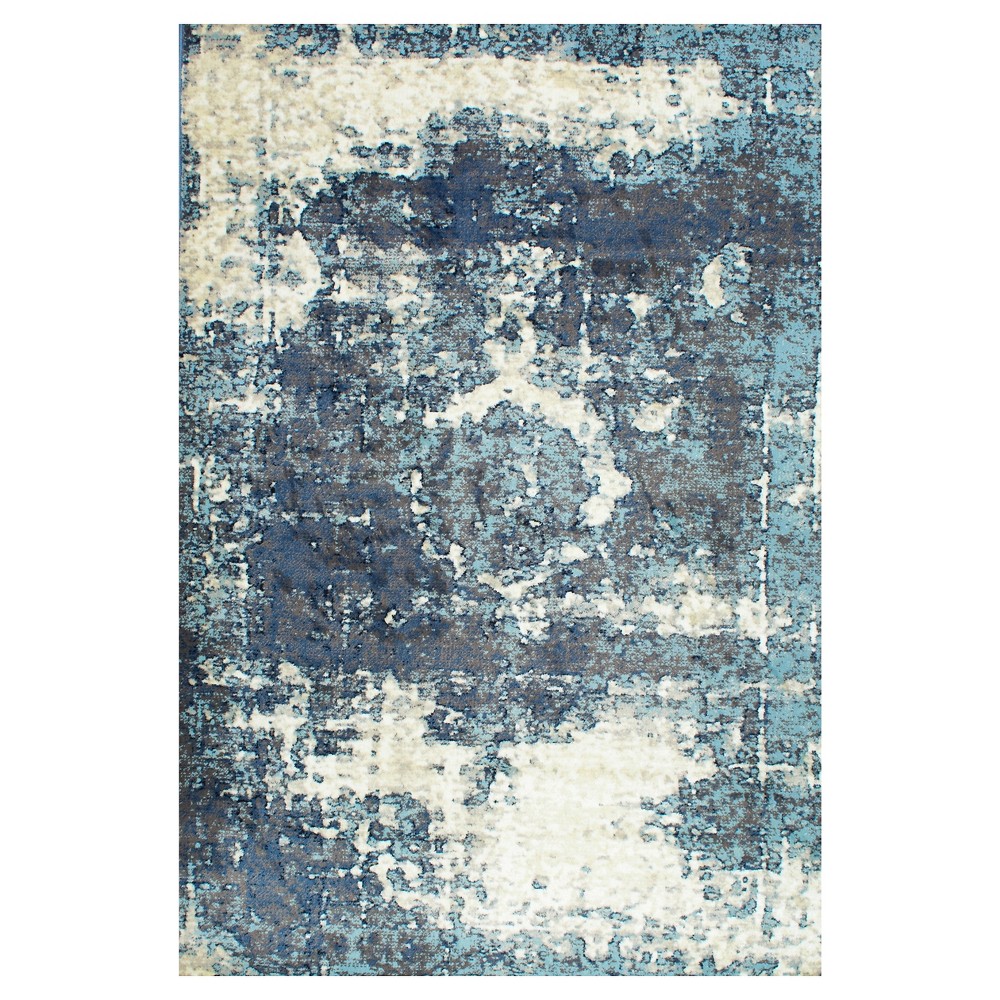 3'x5' Vintage Lindsy Area Rug Blue- nuLOOM