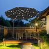 Gulches Round Cantilever Patio Umbrella - UPF 50+, 9-Rib Frame, 360° Rotation, Hydraulic Opening, 5-Position Tilt, Gray - 4 of 4