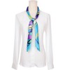 INSPIRE CHIC Women Geometric Printed Satin Large Square Silky Neck Scarves 1Pc - 2 of 4