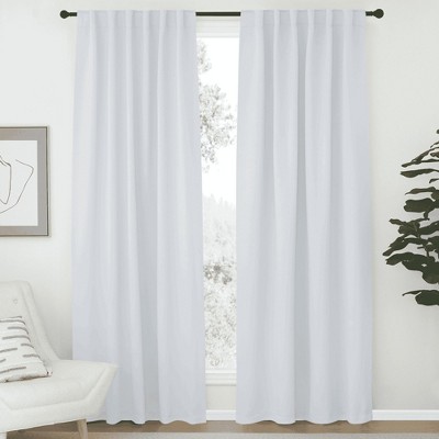 NICETOWN Backtab & Rod Pocket Blackout Thermal Curtain Panels, Set of 2
