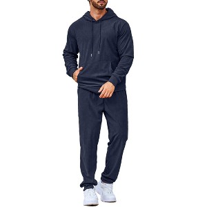 COOFANDY Men's Tracksuit 2 Piece Set Hoodie Sweatsuits Athletic Jogging Suits Casual Sports Outfits - 1 of 4