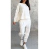 Garvee Womens Long Sleeve Pocket Routine Can Household Sweatersuit Lrregular Suitable for Spring and Autumn Wear - 3 of 4