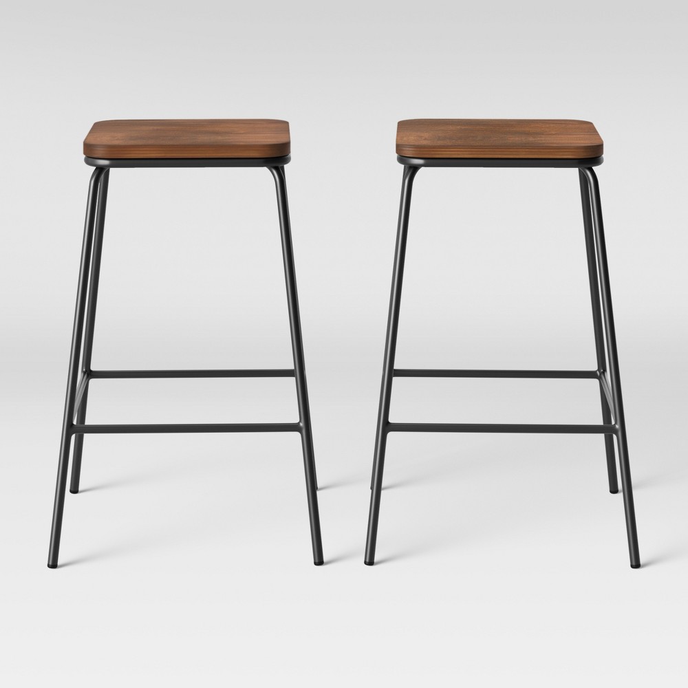 Барный стул Iron Scaffold Bar Stool Brown 520*560*780 mm