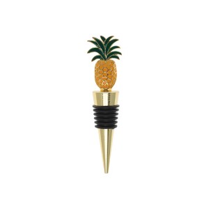 Unique Bargains Bottle Stoppers Pineapple Zinc Alloy Aluminum Alloy TPR 3.98"x0.98"x0.79" 1 Pc - 1 of 3