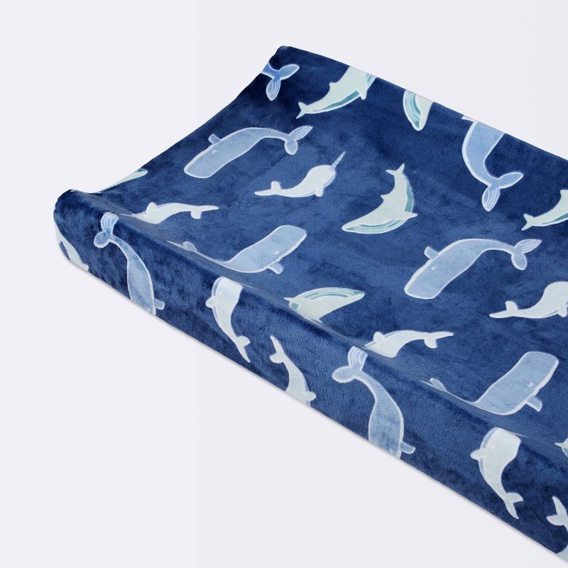 Plush Changing Pad Cover Sleepy Tides - Cloud Island&#8482;, 1 of 6