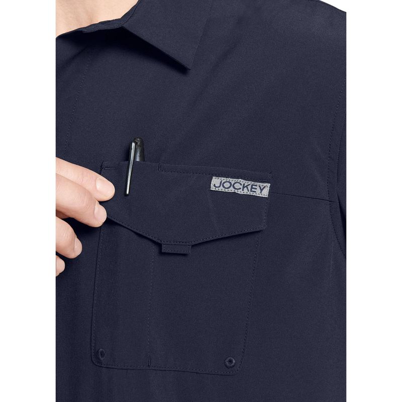 Jockey Men's Long Sleeve Performance Button-Up Shirt, 4 of 6