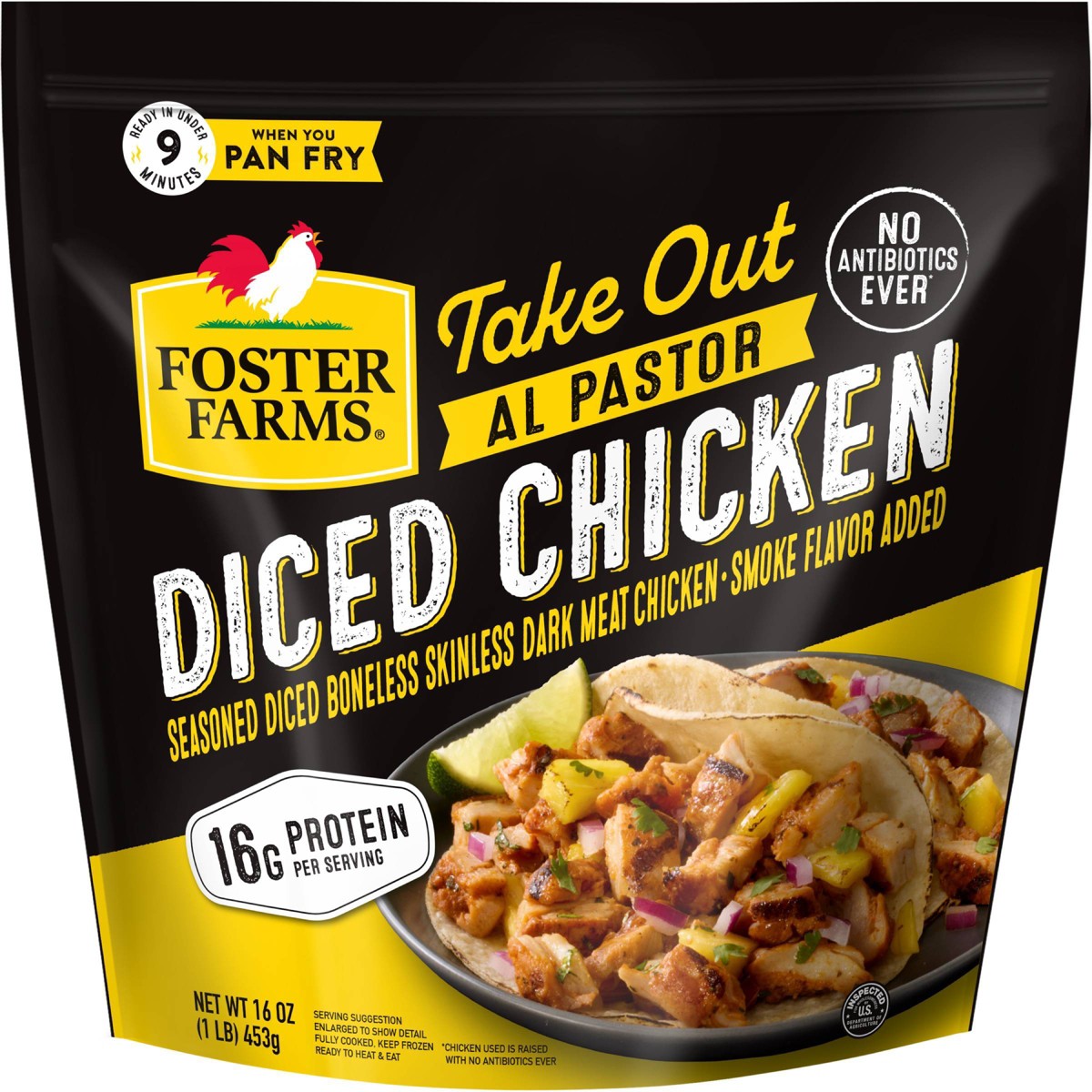Foster Farms Foster Farms Take Out Al Pastor Diced Chicken, 16 oz — product image