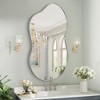 Beautyolove Irregular Aluminum Alloy Framed Wall Mirror Asymmetrical Wall Mirror - 3 of 4