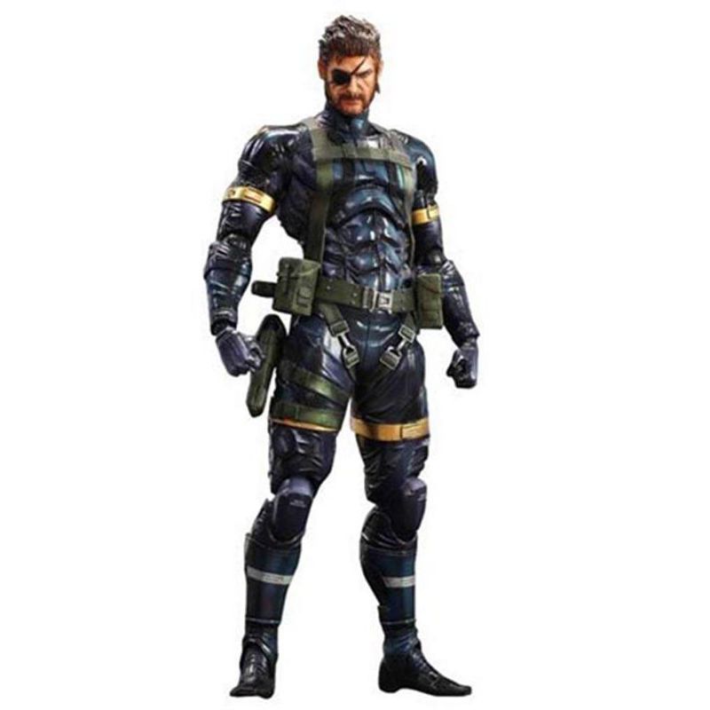 Square Enix Metal Gear Solid V Ground Zeroes Play Arts Kai Action Figure - Snake, 1 of 2