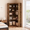 TROPOW Corner Bookshelf, 71.8'' Farmhouse Corner Bookcase, L-Shaped Bookshelf Large Bookcase, 5 Tier Display Shelf Heavy Duty Bookcases - 4 of 4