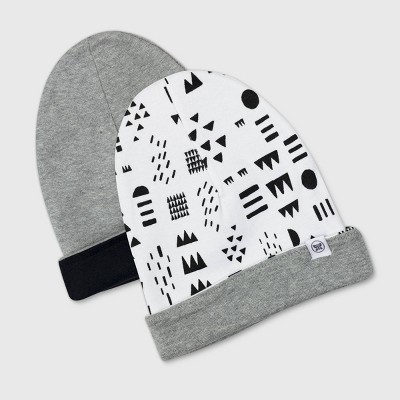 Honest Baby 2pk Organic Cotton Pattern Play Reversible Hat