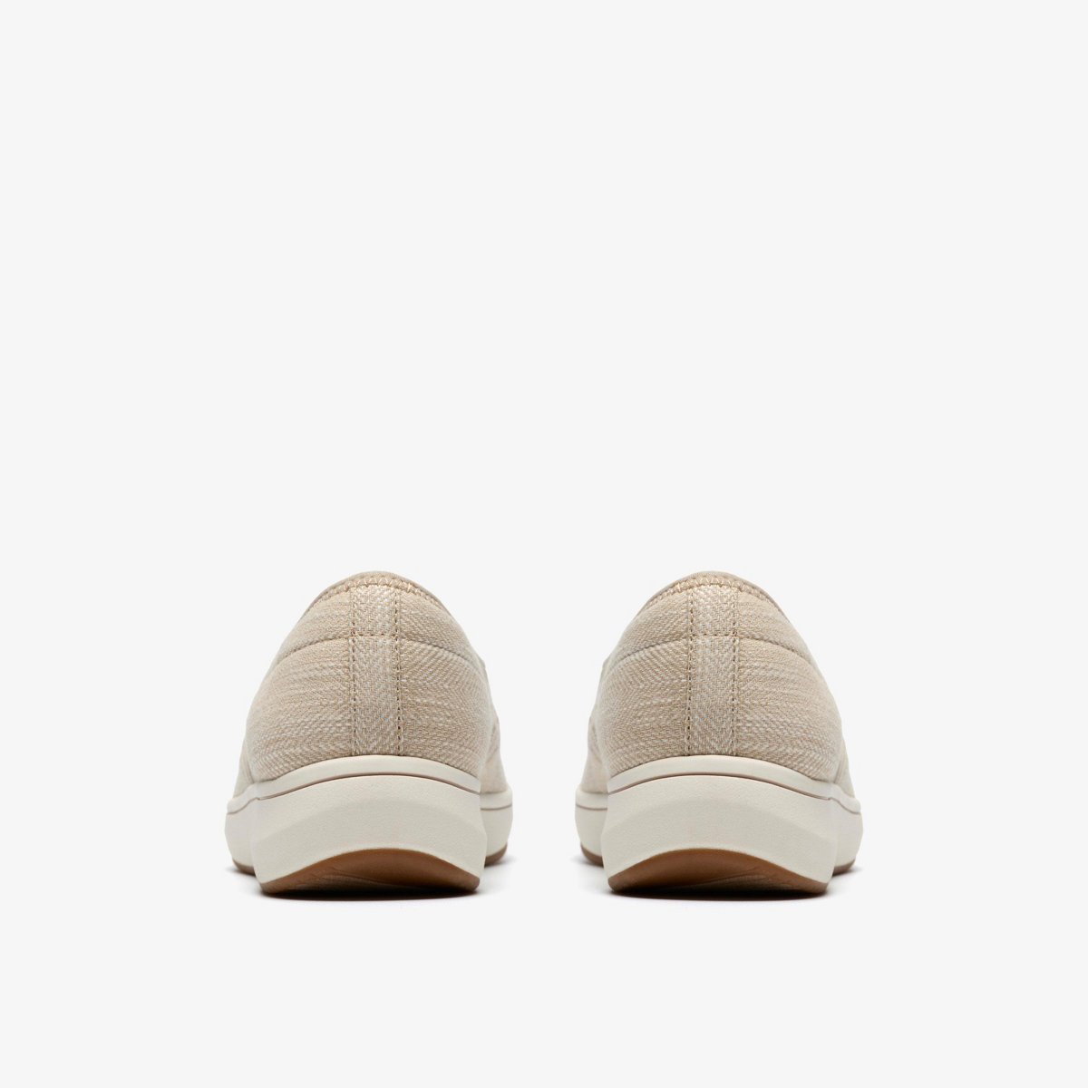 Обувь Clarks Cloudsteppers Womens Breeze Sky Zoe Sand Canvas Shoes 8 Medium — фото 5