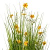 Vickerman Artificial Yellow Potted Artificial Cosmos and Grass - 3 of 4