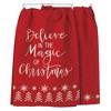 28.0 Inch Magic Of Christmas Set/2 Snowflakes Kitchen Kitchen Towel - 2 of 3