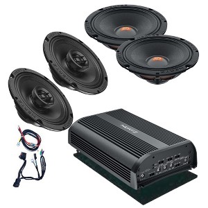 Hertz HSP2-13: Compatible with 98 - 13 Street Glide & Road Glide equipped with Touring Packs High Performance Plug and Play Amplifier and Four Spea... - 1 of 4