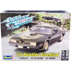 Level 4 Model Kit 1977 Pontiac Firebird "Smokey and the Bandit" (1977) Movie 1/25 Scale Model Car by Revell - 1 of 4