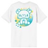 Gloomy Bear Cancer Zodiac Gloomy Crew Neck Short Sleeve Women's White T-shirt - 3 of 4