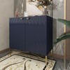 CLIHOME 15.75-in W x 32.87-in H MDF Freestanding Utility Storage Cabinet with Ajustable Foot Pad - 3 of 4