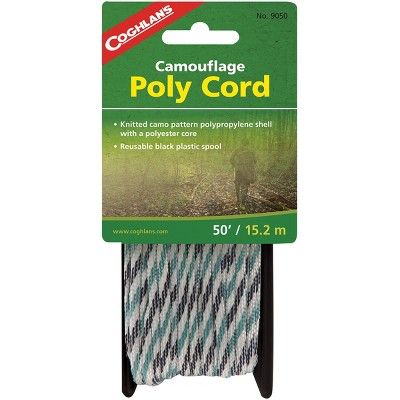 Polypro Camo Cord Rope 98483 50ft x 1/4 Dia #8