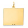 Black Bow Jewelry 14k Yellow Gold Sunday Start Perpetual Calendar Charm or Pendant, 22mm - 3 of 4